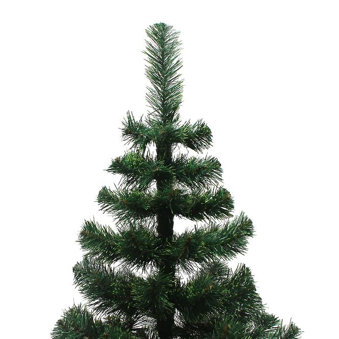 Karácsonyfa, műfenyő, zöld szélű 180 cm.