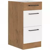 Konyhaszekrény  Vigo fehér HG 40d 3s Bb