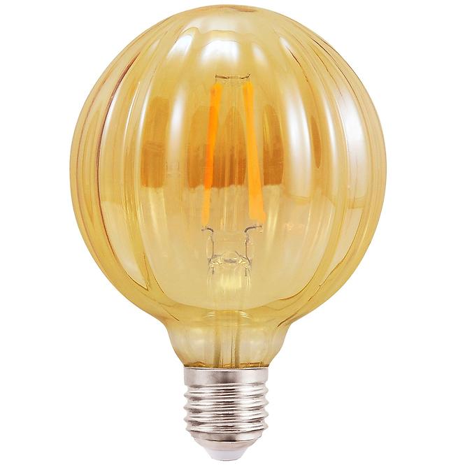 Izzó LED Amber Vintage E27 4w G100