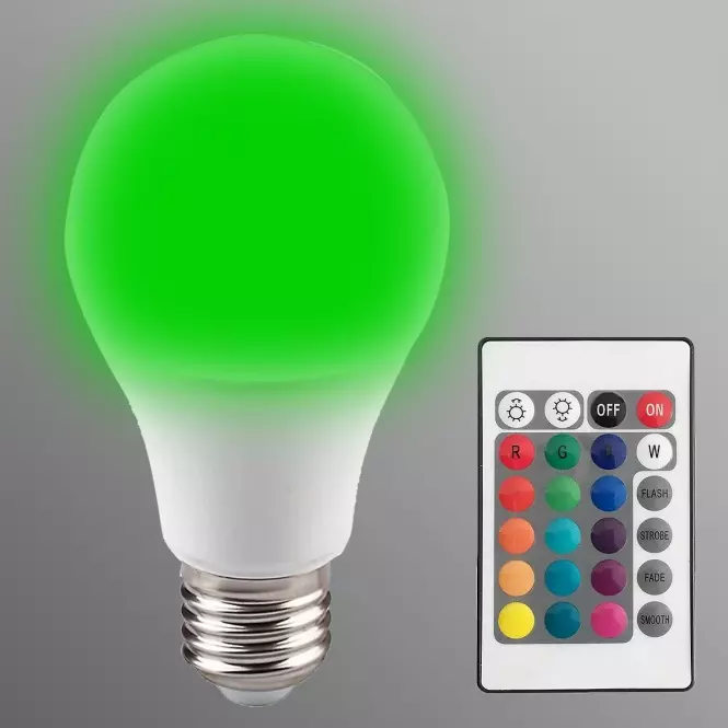 Izzó LED Rgb A60 E27 6w 470lm +Pilot 306838
