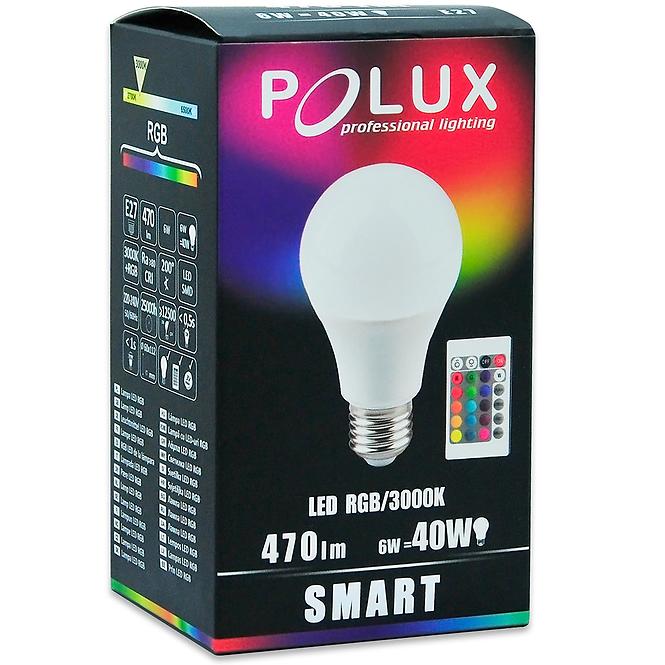 Izzó LED Rgb A60 E27 6w 470lm +Pilot 306838