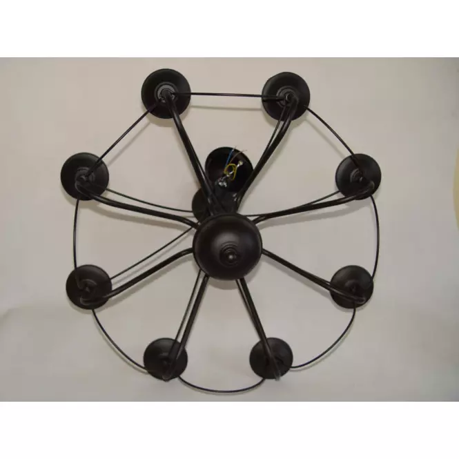 Lámpa 1282 Pók Fekete LW8