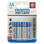 Elemek AA LR6 alkalikus BLIS. 4db EM