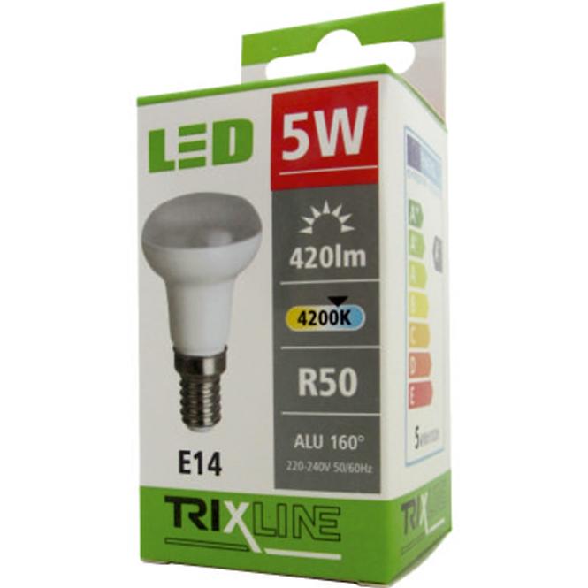 Izzó LED BC TR Trixline R50 5W E14 4200K