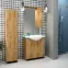 Szekrény set Bratysława D65 DSM  L1522 arany tölgy,2