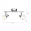 Lámpa Alaska 56134-2 LED LS2,3