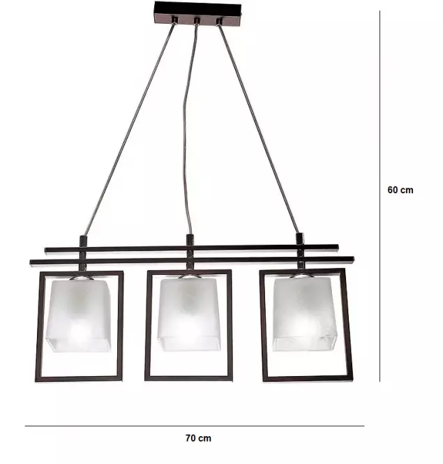 Lámpa Rubin 2458 BR LW3