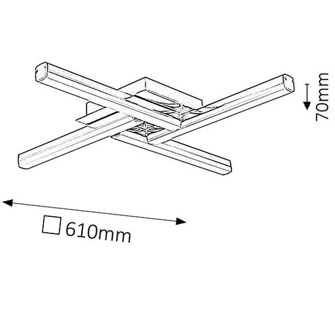 Lámpa Antonina 5896 LED 4X6W LN
