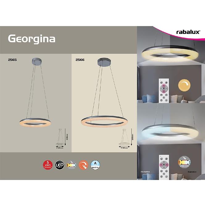 Lámpa Georgina 2566 CHROM LED D60  LW