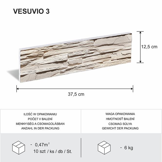 Csempe dekoratív Vesuvio 3 csomag=0,47m2