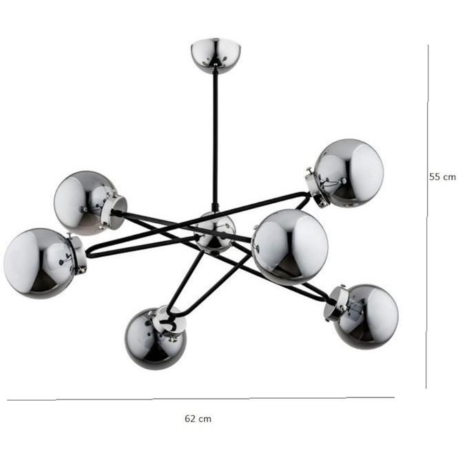 Lámpa Sagito Chrom 25616 Lw6