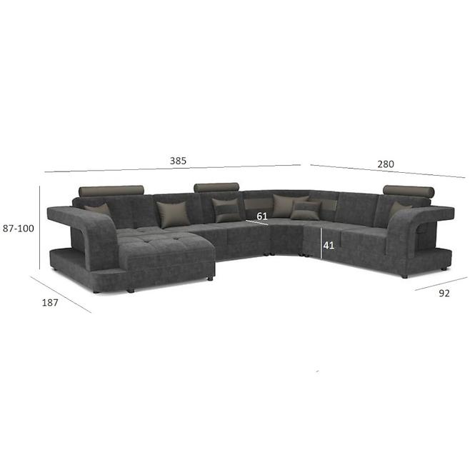 Sarok ülőgarnitúra Douglas C B Forever 68 + Soft 35