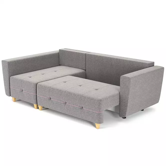 Sarok ülőgarnitúra szett Grey B Enzo 161+Enzo 152 dr narural