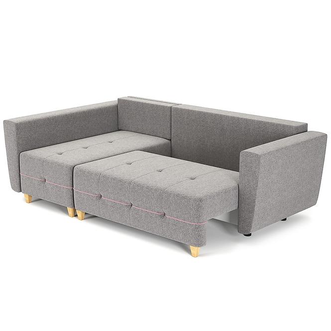 Sarok ülőgarnitúra szett Grey B Enzo 161+Enzo 152 dr narural