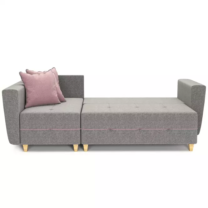 Sarok ülőgarnitúra szett Grey B Enzo 161+Enzo 152 dr narural