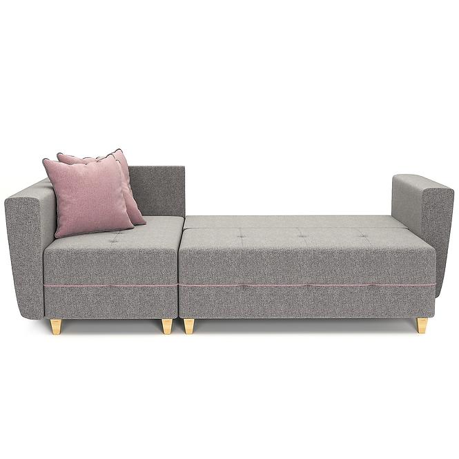 Sarok ülőgarnitúra szett Grey B Enzo 161+Enzo 152 dr narural,6