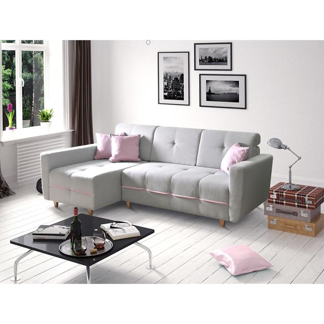 Sarok ülőgarnitúra szett Grey B Enzo 161+Enzo 152 dr narural