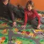 Padlószőnyeg méterben  4M széles Little Village 90,2