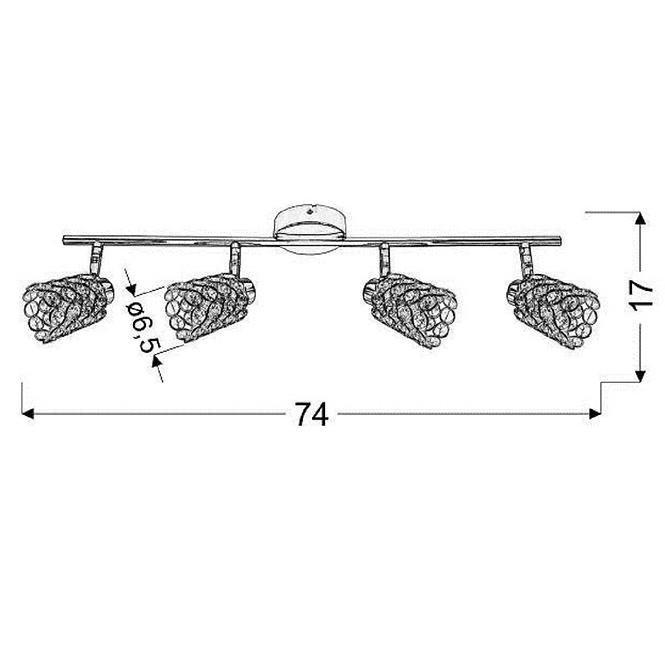 Lámpa York 94-00118 krom LS4