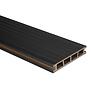 Kompozit teraszburkolat Bergdeck fekete 2400x150x25mm