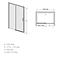 Zuhanyajtó D2L/Freezone 110 W0 Glass Protect,2