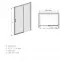 Zuhanyajtó D2P/Freezone 110 W0 Glass Protect,2
