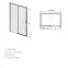 Zuhanyajtó D2L/Freezone 130 W0 Glass Protect,2