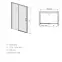 Zuhanyajtó D2L/Freezone 140 W0 Glass Protect,2