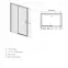 Zuhanyajtó D2L/Freezone 150 W0 Glass Protect,2