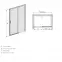 Zuhanyajtó D2P/Freezone 150 W0 Glass Protect,2