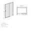 Zuhanyajtó D2P/Freezone 160 W0 Glass Protect,2