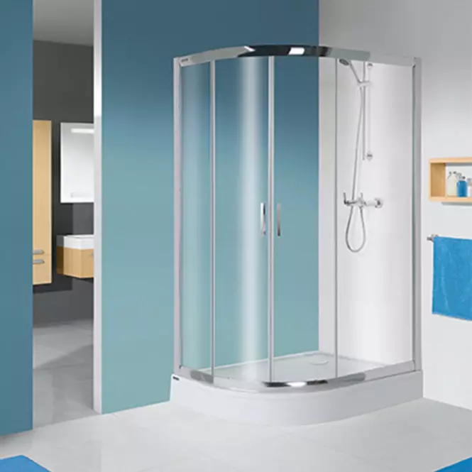 Zuhanykabin KP4/TX5B 80/100 W0 SB+BP+OBP 2EL GLASS