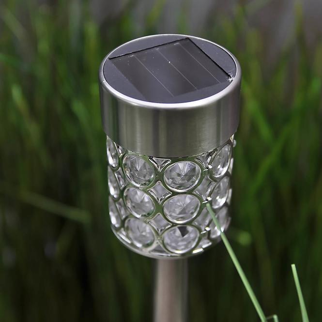 Szolár megvilágítás GLE728247 LED Metal