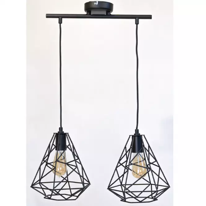 Lámpa Smerek 2695/Z-B-2 Fekete LW2,4