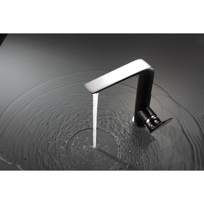Csaptelep mosdókagylóhoz Gemini Black,5
