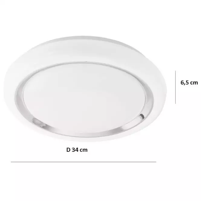 Lámpa Capasso LED 96023 fehér PL1