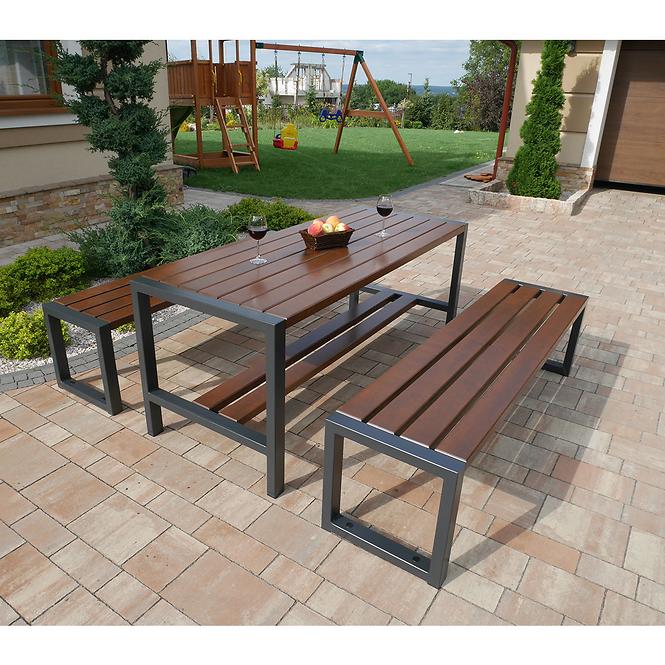Asztal modern palisander