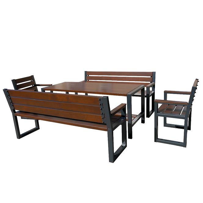 Asztal modern palisander