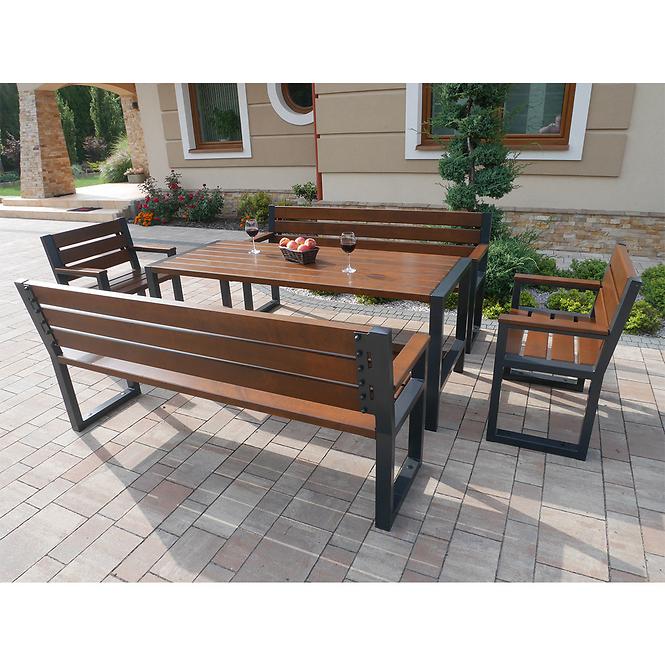Asztal modern palisander