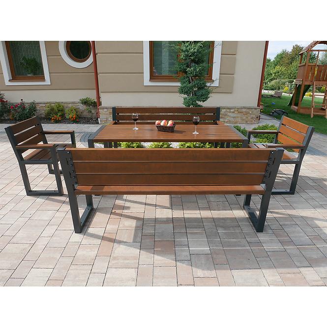 Asztal modern palisander