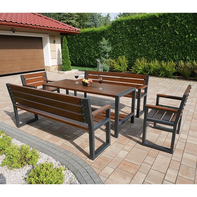 Asztal modern palisander