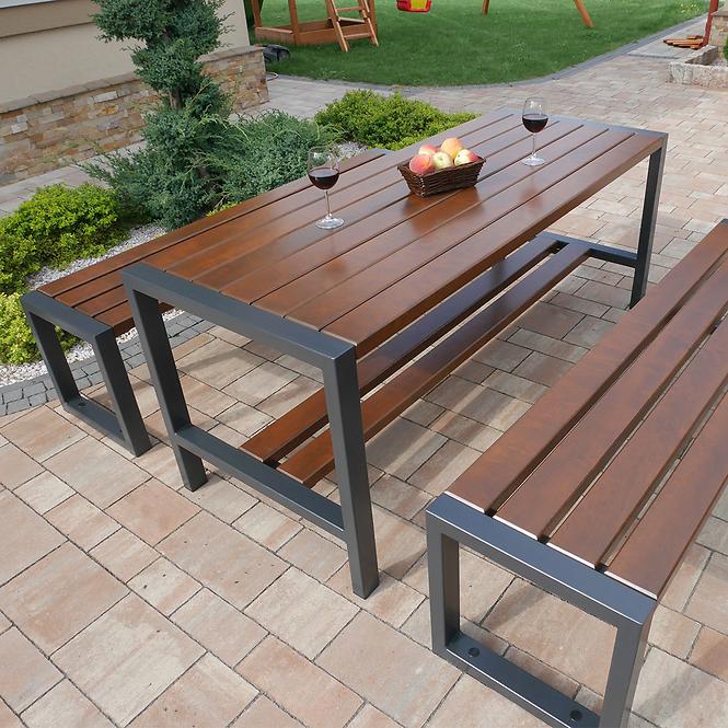 Asztal modern palisander