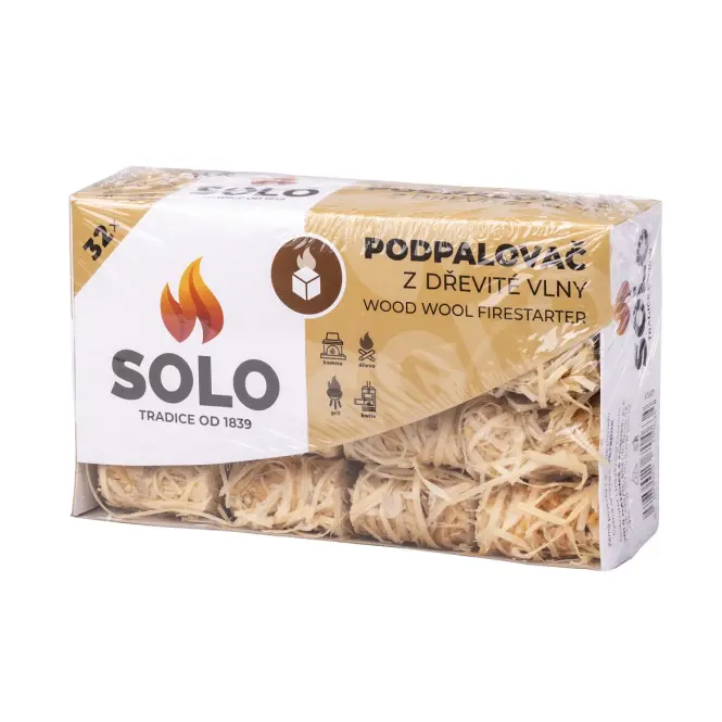 SOLO Gyújtós tekercsek faforgácsból (32 db)