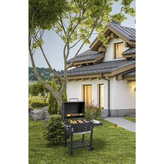 Faszén grill Angular 11245C Öntöttvas rács