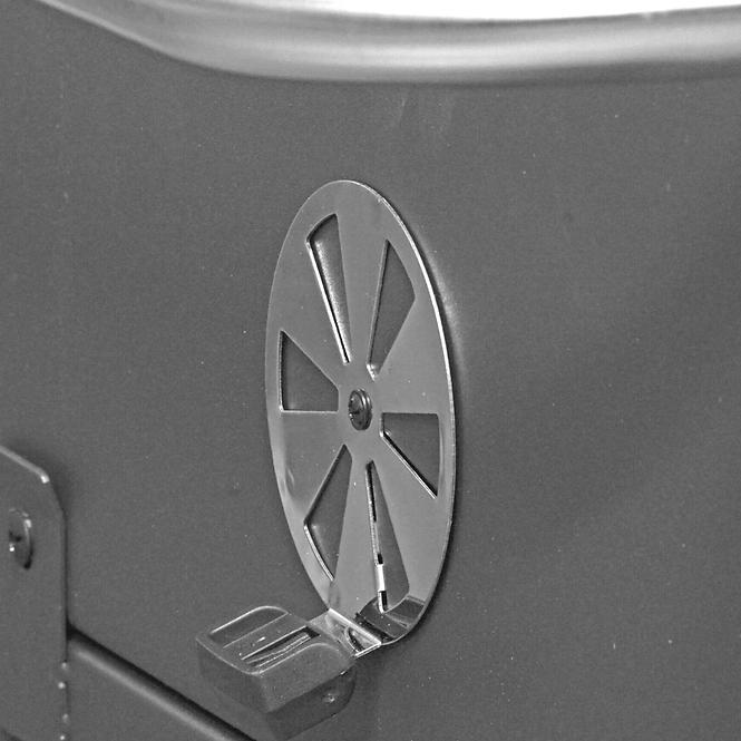Faszén grill Angular 11245C Öntöttvas rács