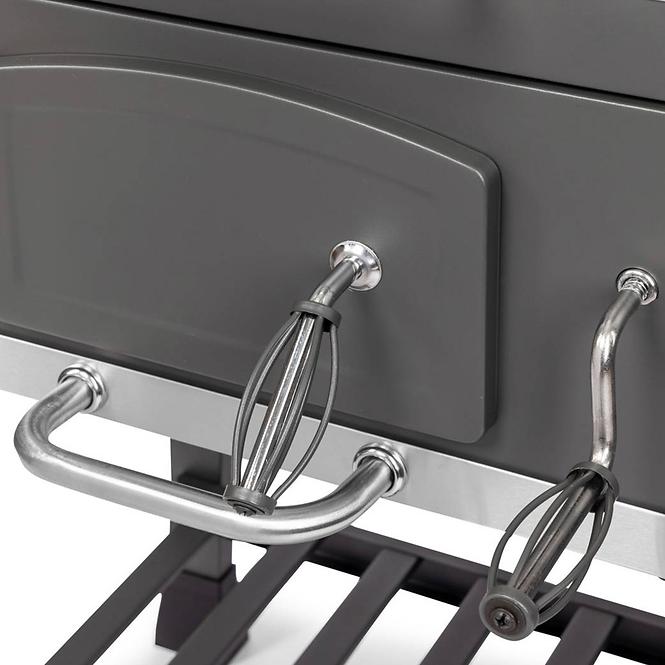 Faszén grill Angular 11245C Öntöttvas rács