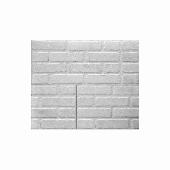Csempe dekor Brick White 31/62