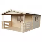 Kertház Zuzia II 4x3m + erkély 4x2m padlóval