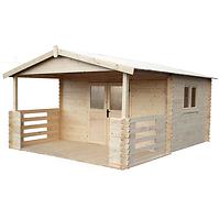 Kertház Zuzia II 4x3m + erkély 4x2m padlóval