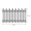Kerítés panel Brema 117,5x200 ral9005 w6161,2